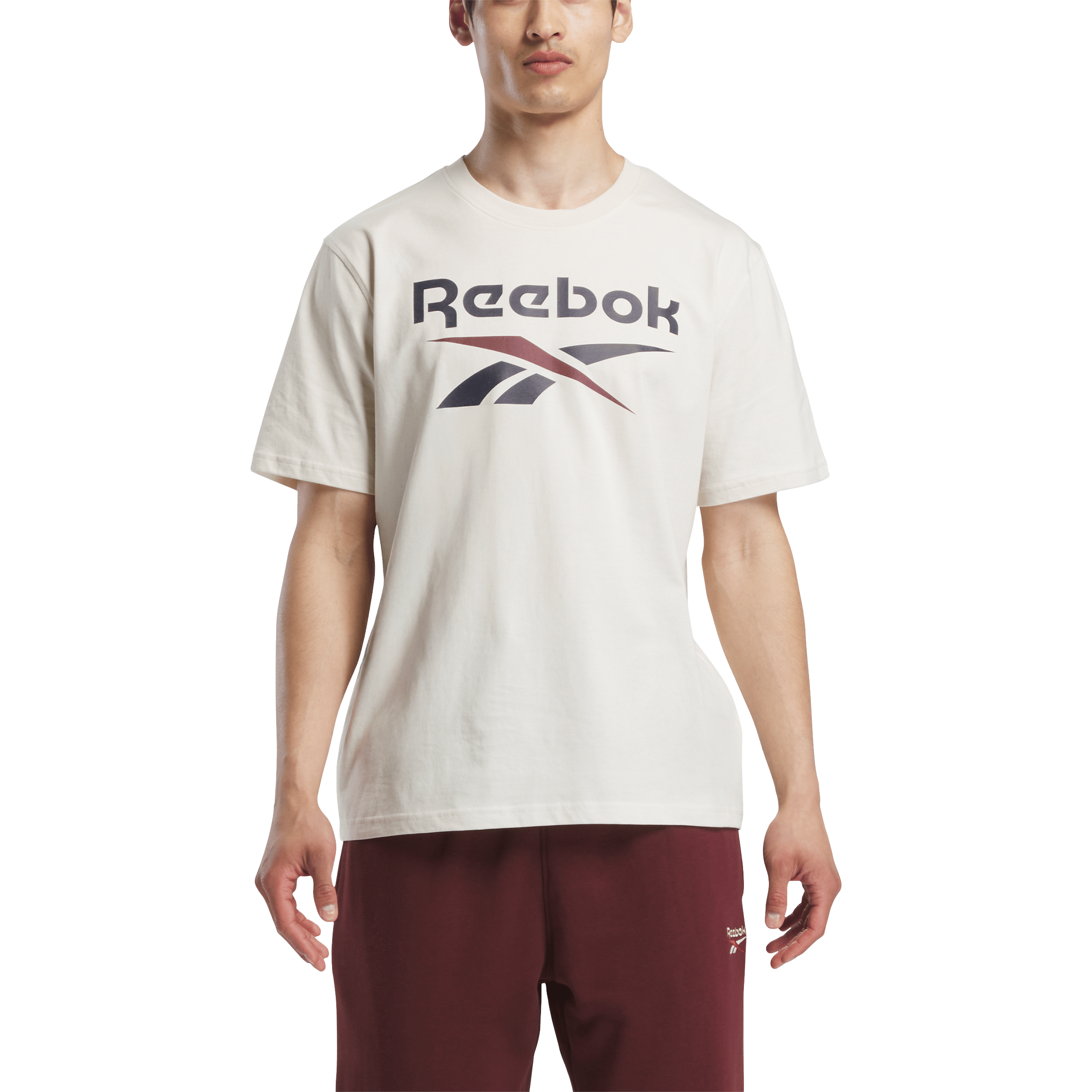 Mens Reebok Bruno Big Logo Crew Neck Tee