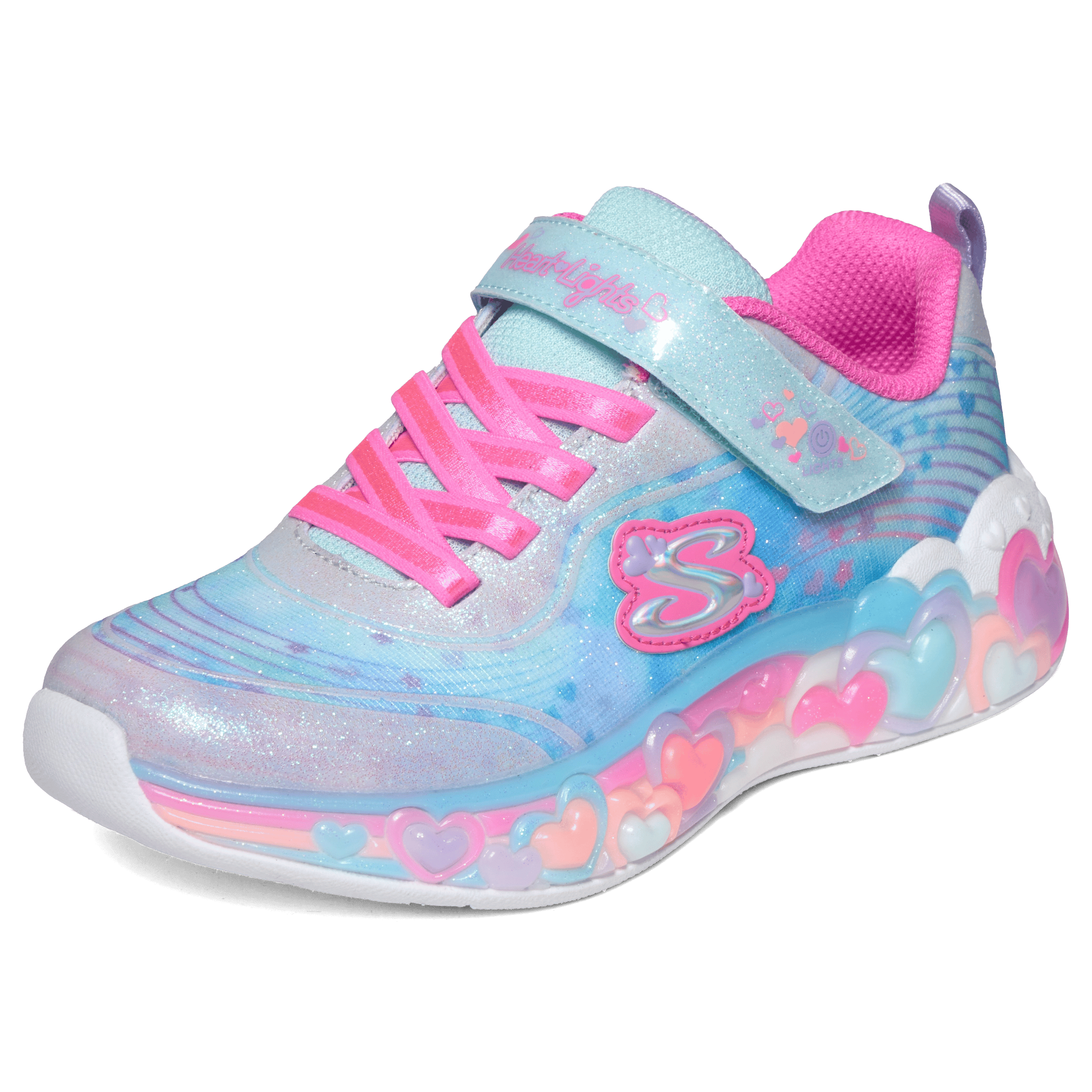 Kids Skechers Eternal Heart Lights (Little Kids) Shoes