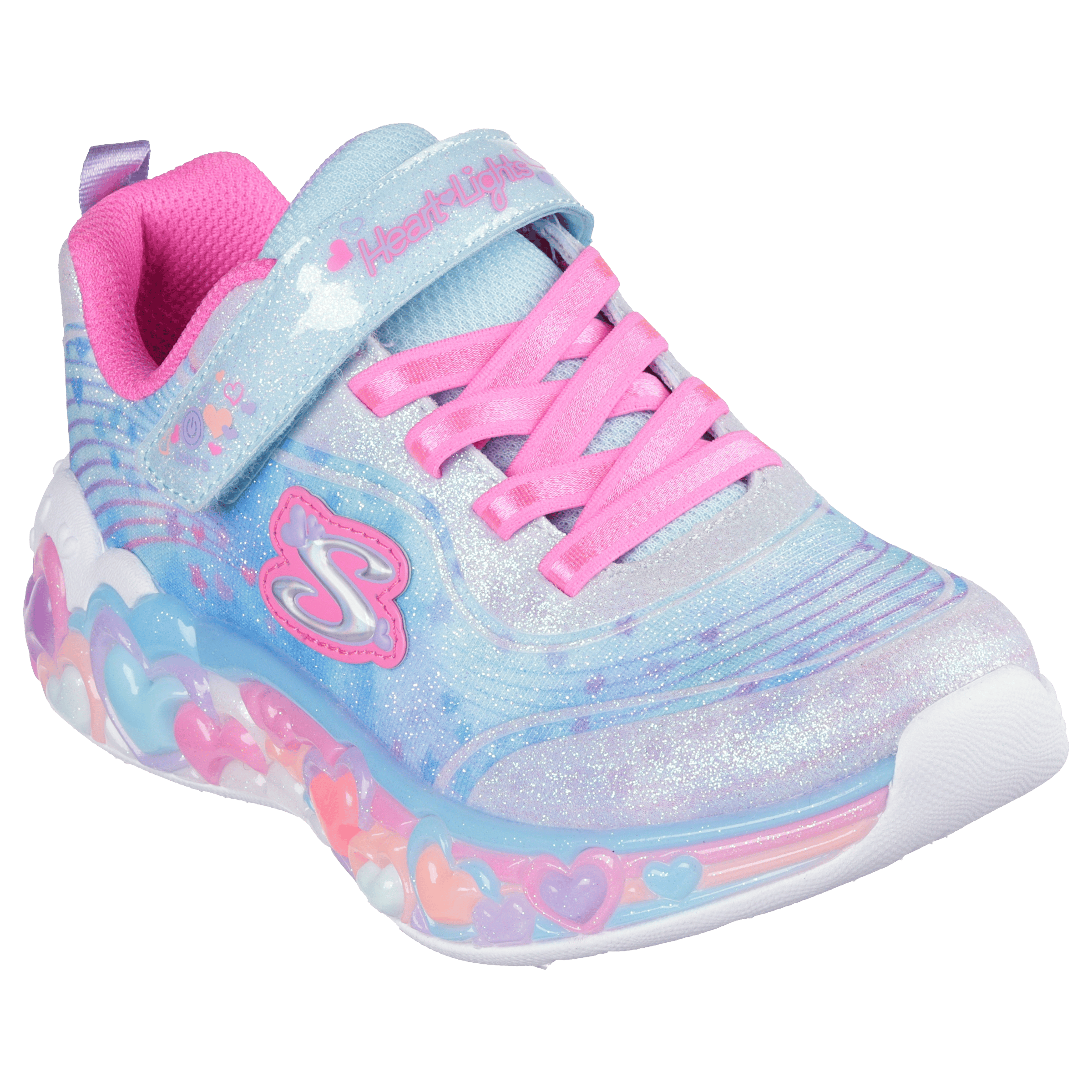 Kids Skechers Eternal Heart Lights (Little Kids) Shoes