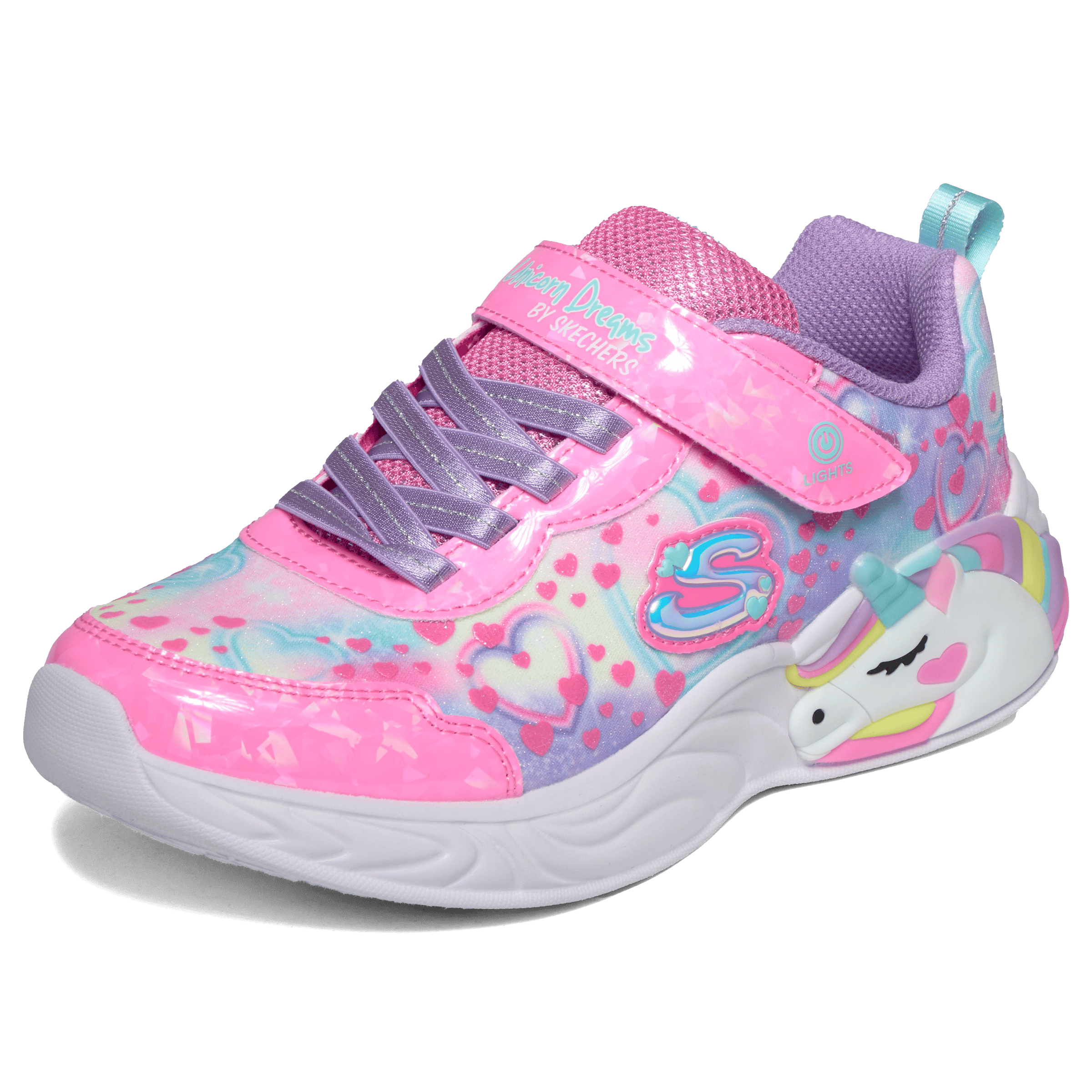Kids Skechers S-Lights: Unicorn Dreams (Little Kids) Shoes