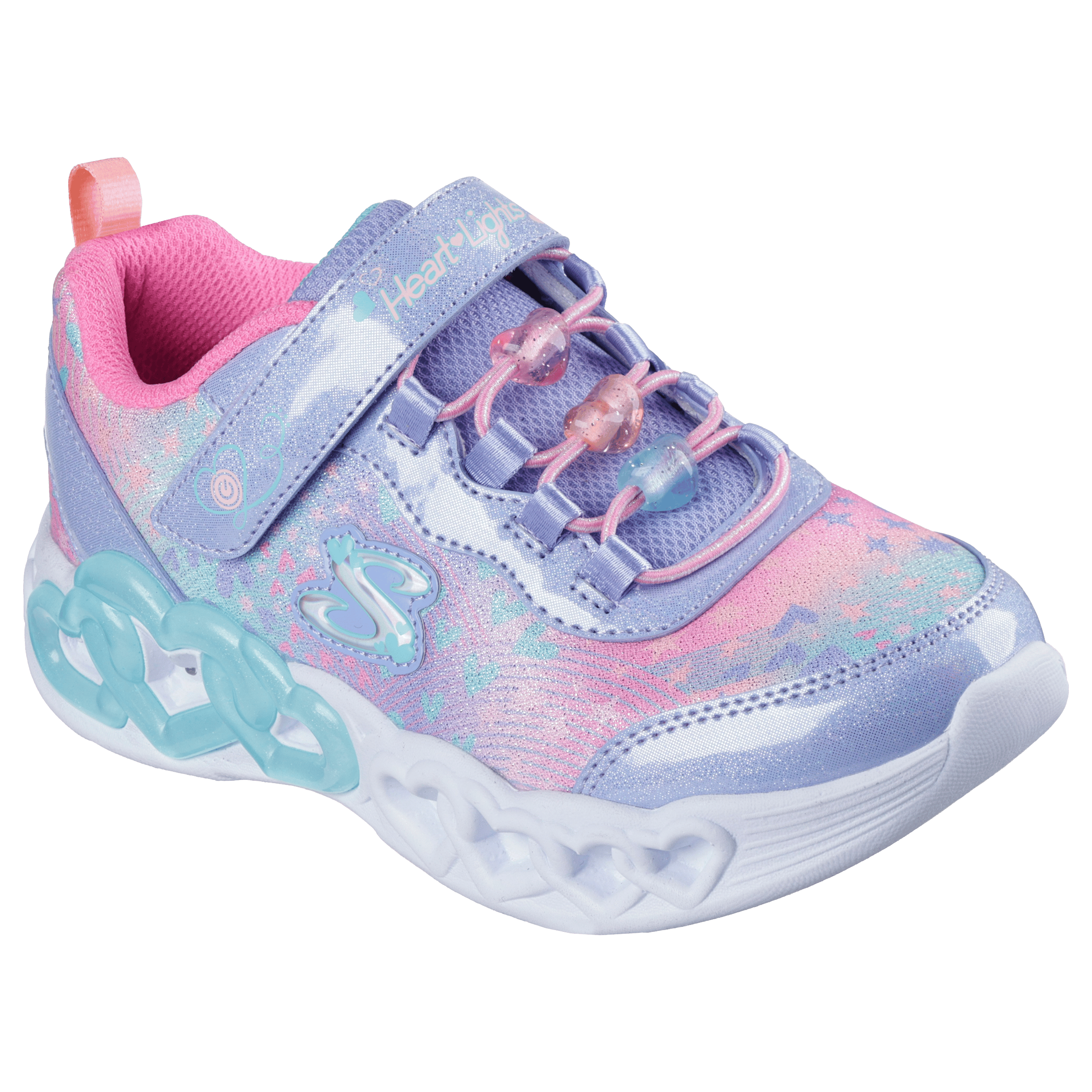 Kids Skechers Infinite Heart Lights (Little Kids) Shoes