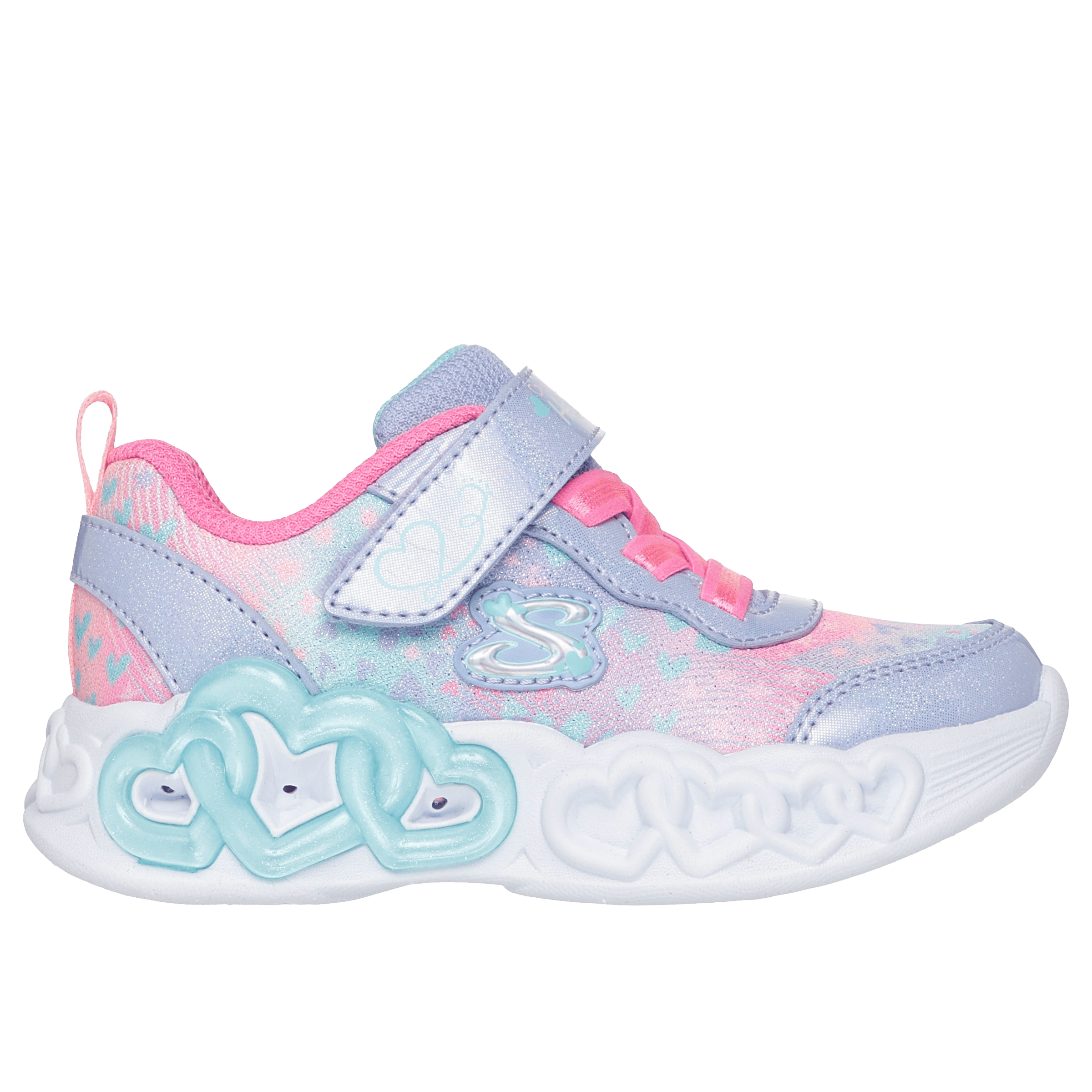 Kids Skechers Infinite Heart Lights Shoes