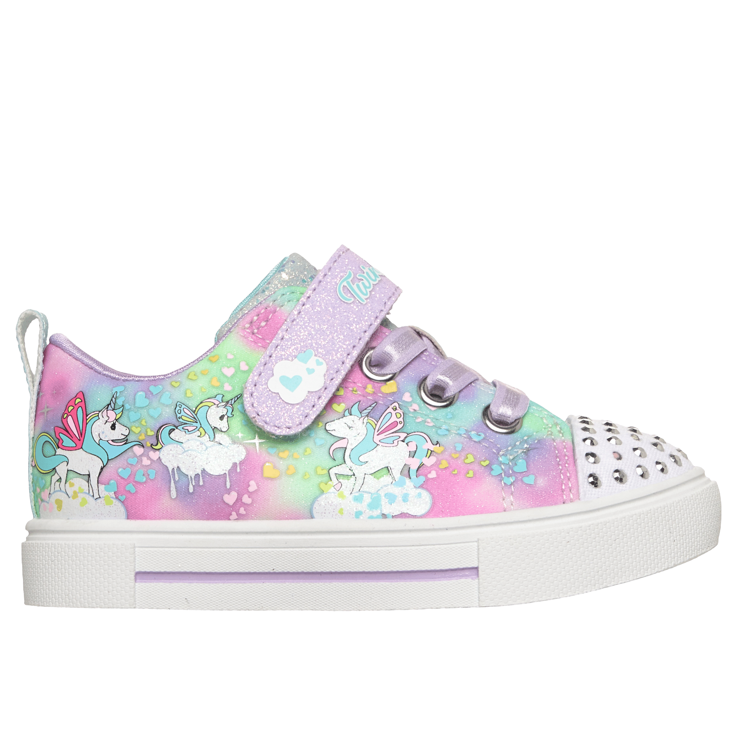 Kids Skechers Twinkle Sparks Unicorn Wonderland (Toddlers/Infants) Shoes