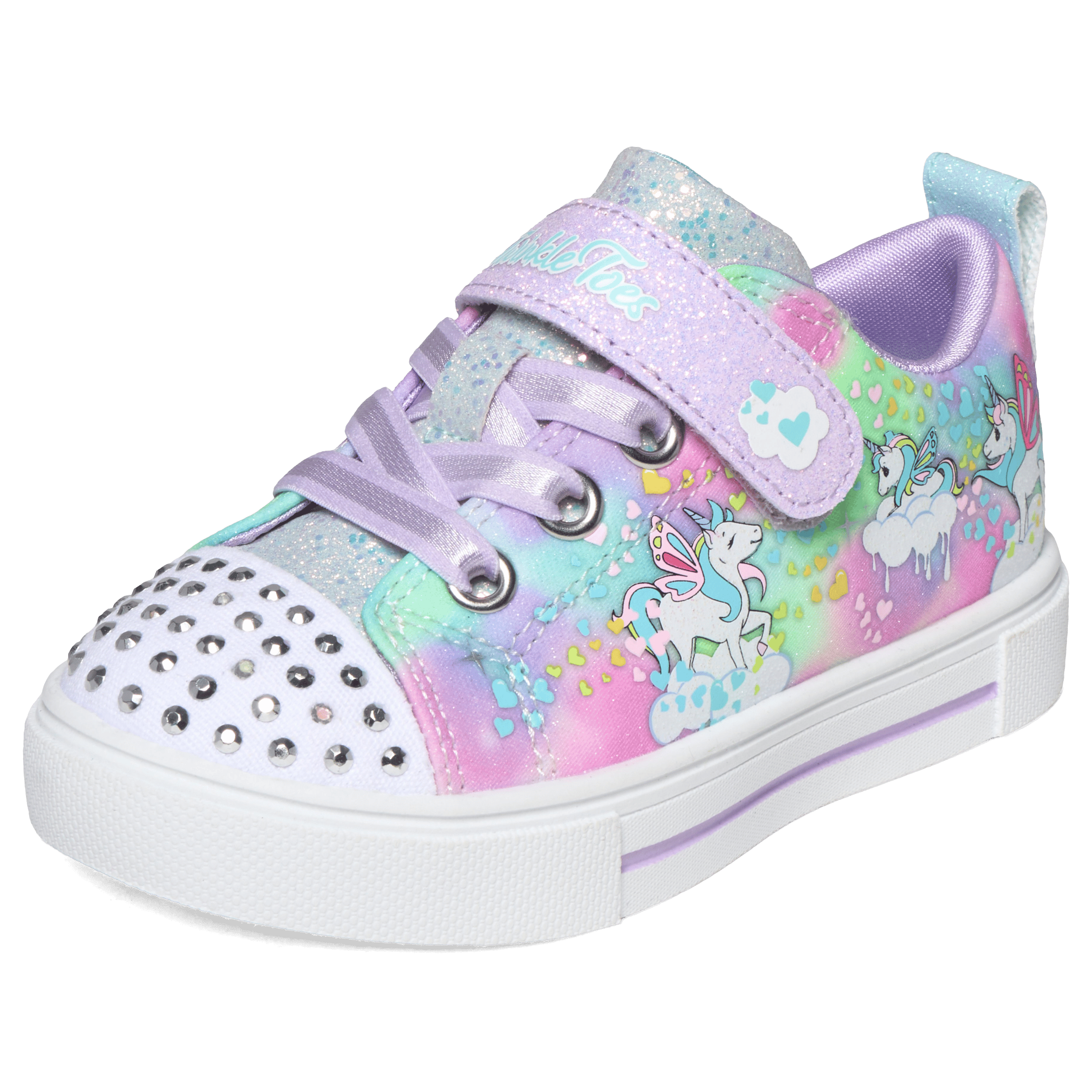 Kids Skechers Twinkle Sparks Unicorn Wonderland (Toddlers/Infants) Shoes
