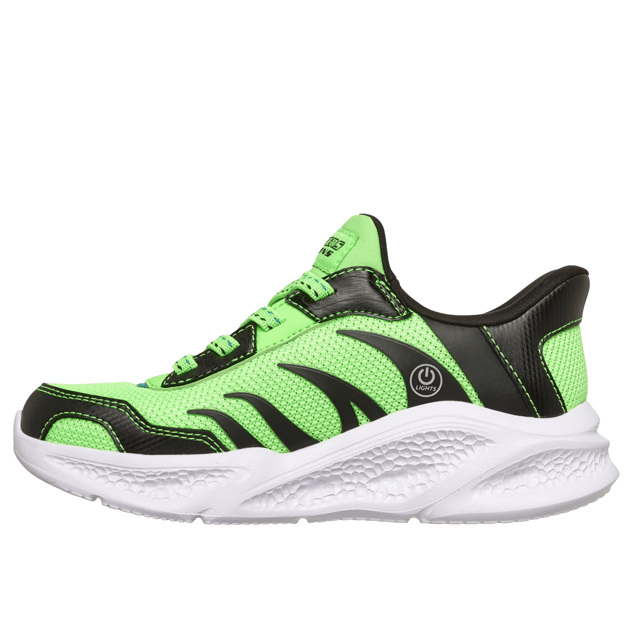 Kids Skechers Slip-Ins: Meteor Lights Brisk Beams (Little Kids) Shoes