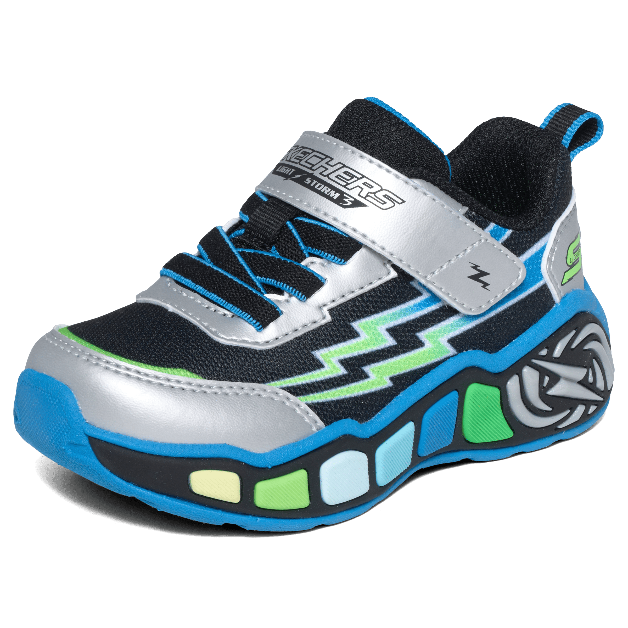 Kids Skechers S-Lights: Lil' Storm Scene (Toddlers/Infants) Shoes