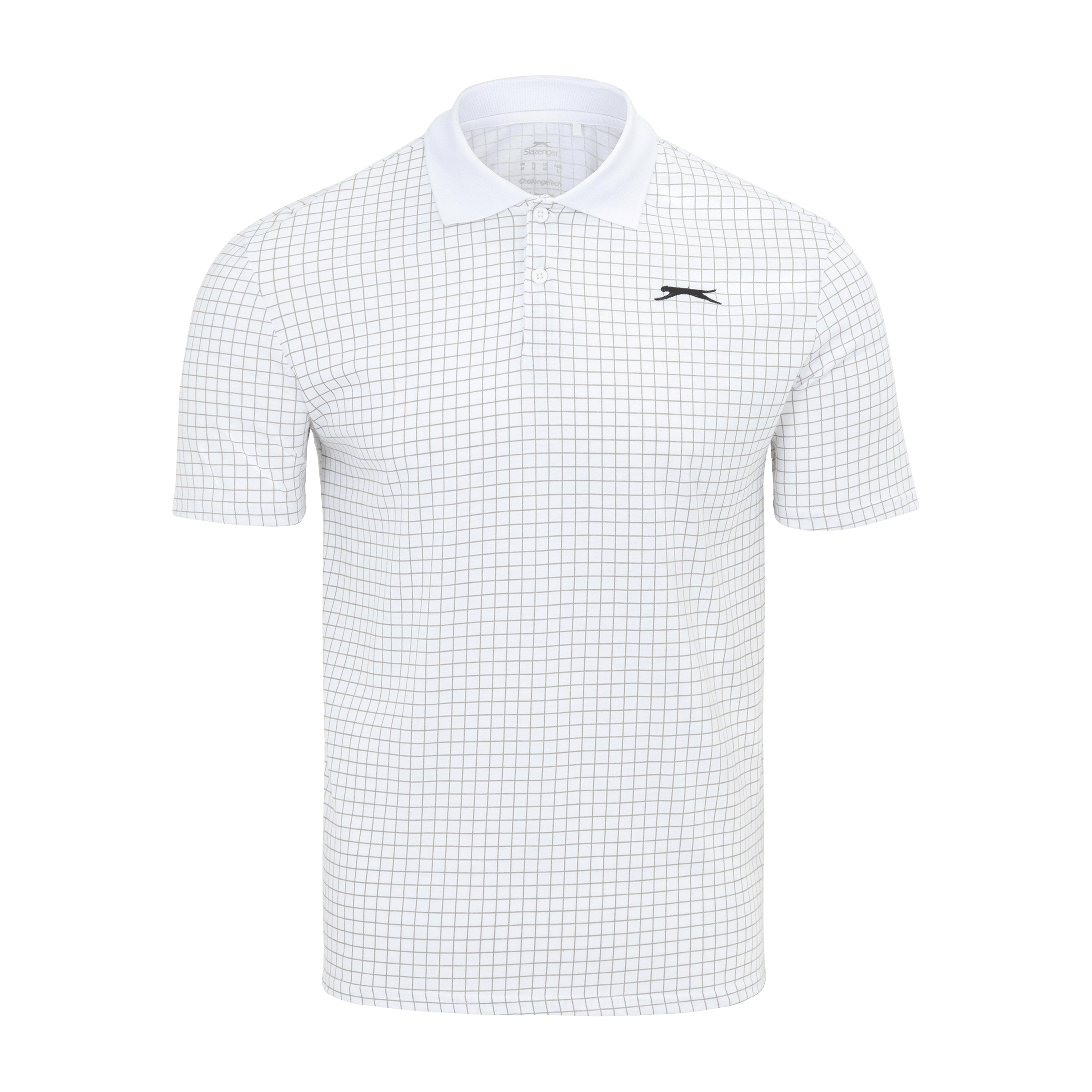 Mens Slazenger Check Golf Polo