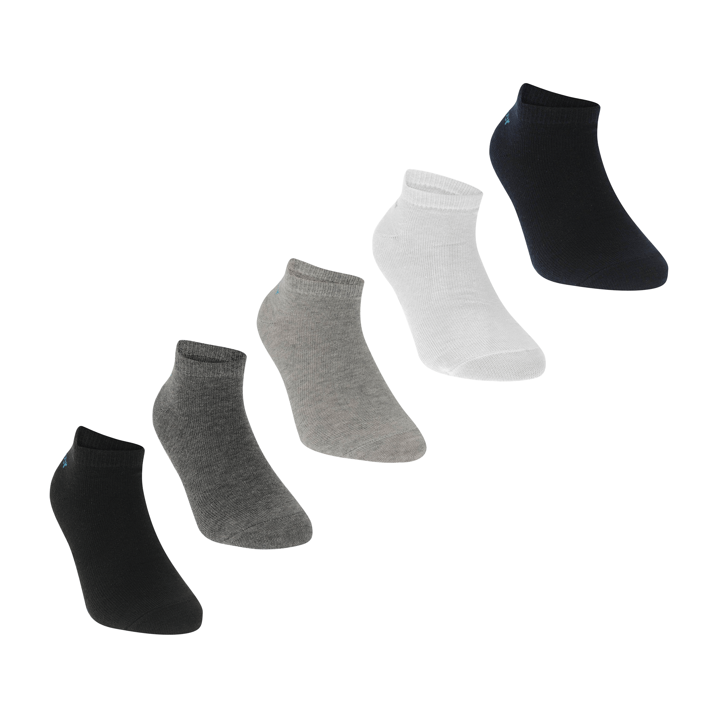 Kids Slazenger 5pk) Trainer Socks - UK C8-C13 (US C8.5-C13.5)