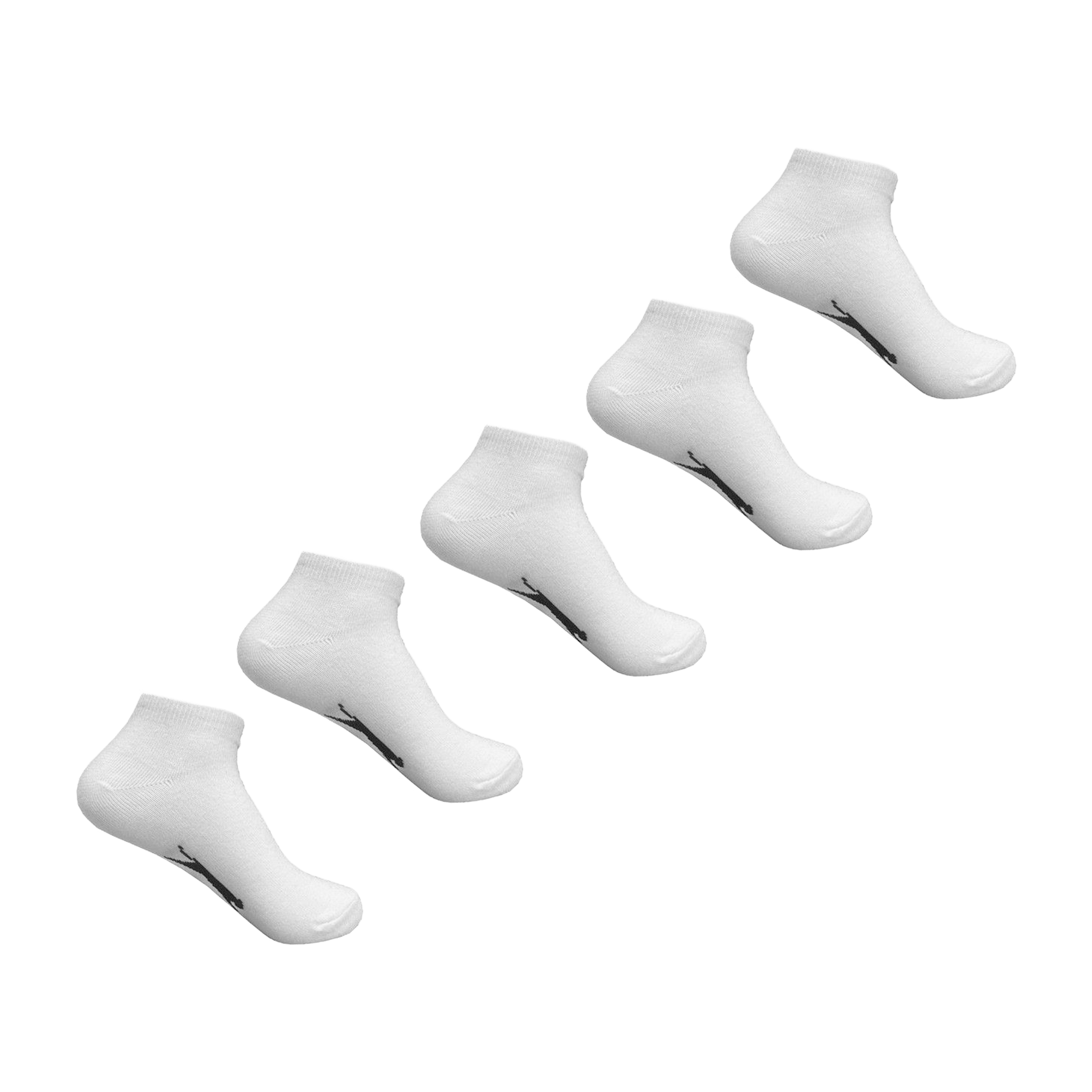 Kids Slazenger (5pk) Trainer Socks - UK 1-6 (US 1.5-6.5)