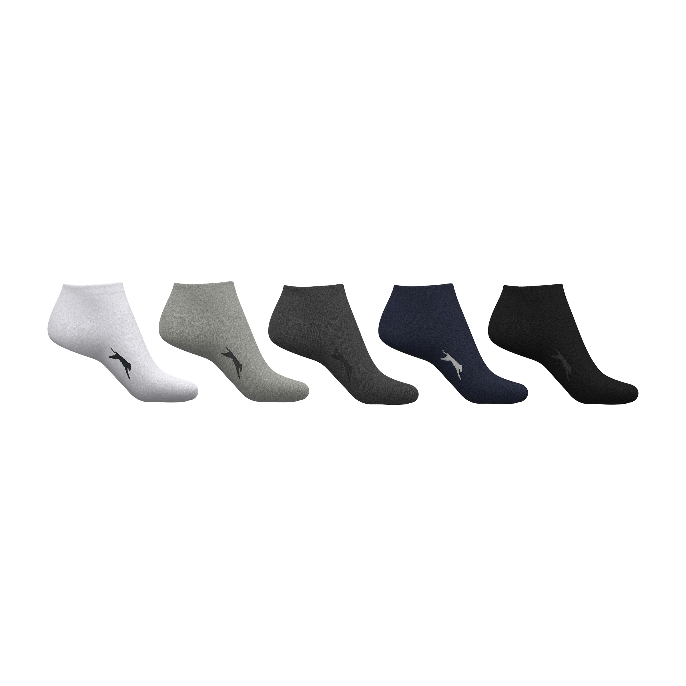 Womens Slazenger (5pk) Trainer Socks - UK 4-8 (US 6.5-10.5)