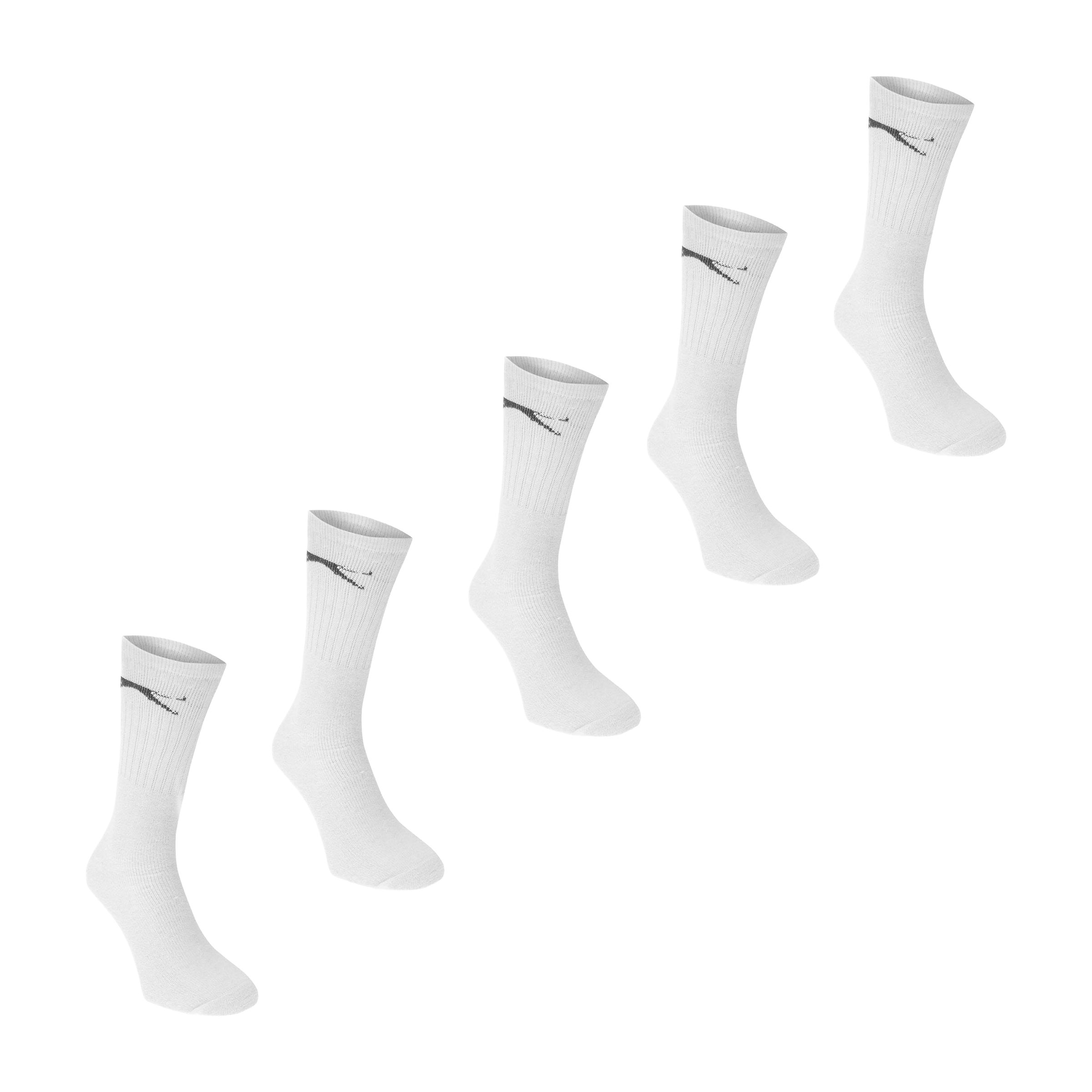 Kids Slazenger (5pk) Crew Socks - UK C8-C13 (US C8.5-C13.5)