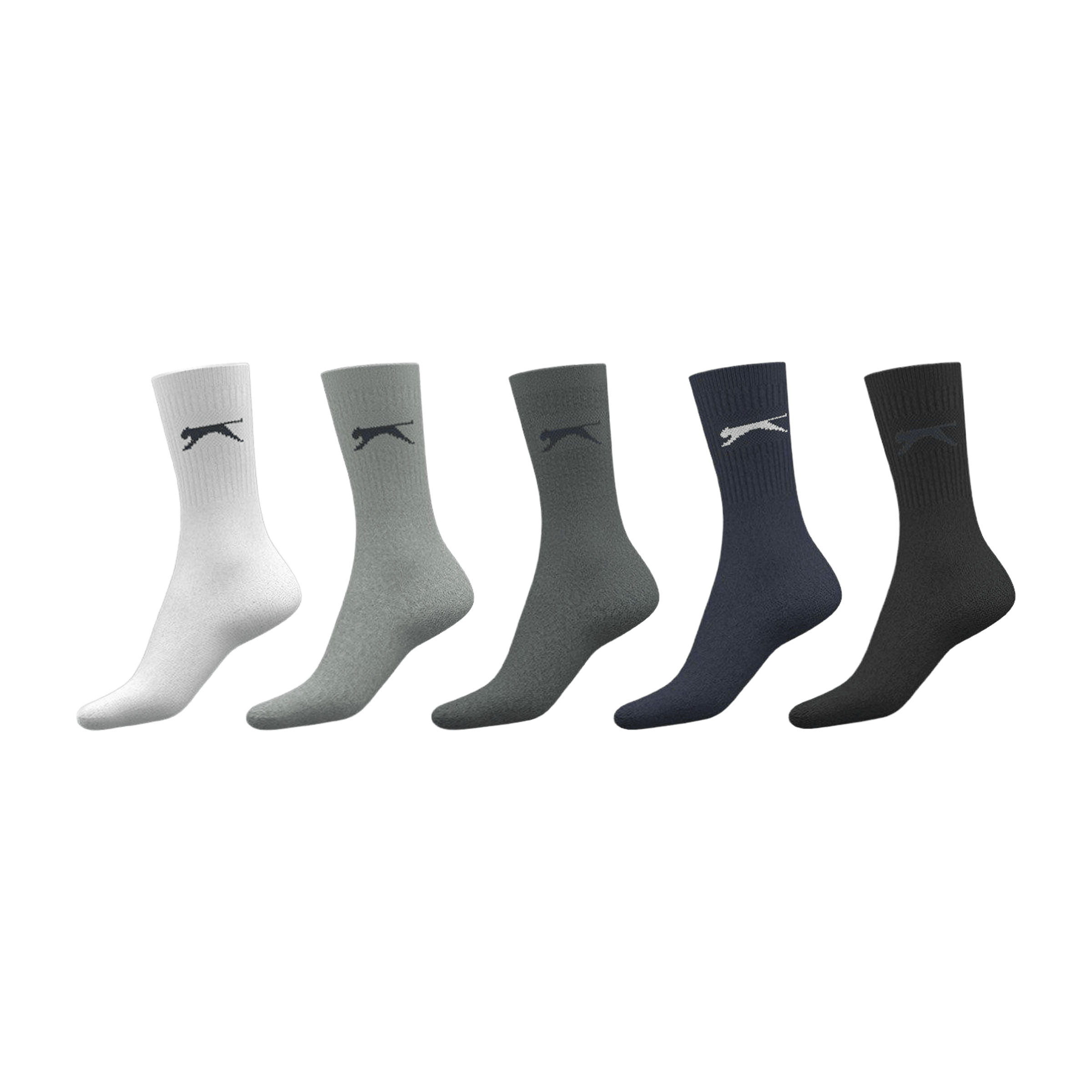 Mens Slazenger (5pk) Crew Socks - UK 12+ (US 13+)