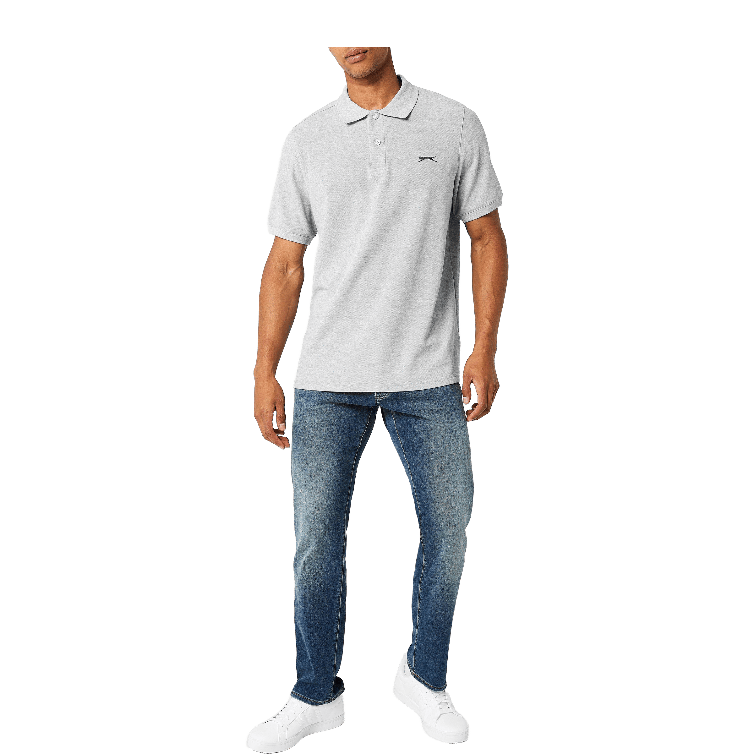 Mens Slazenger Plain Polo Shirt