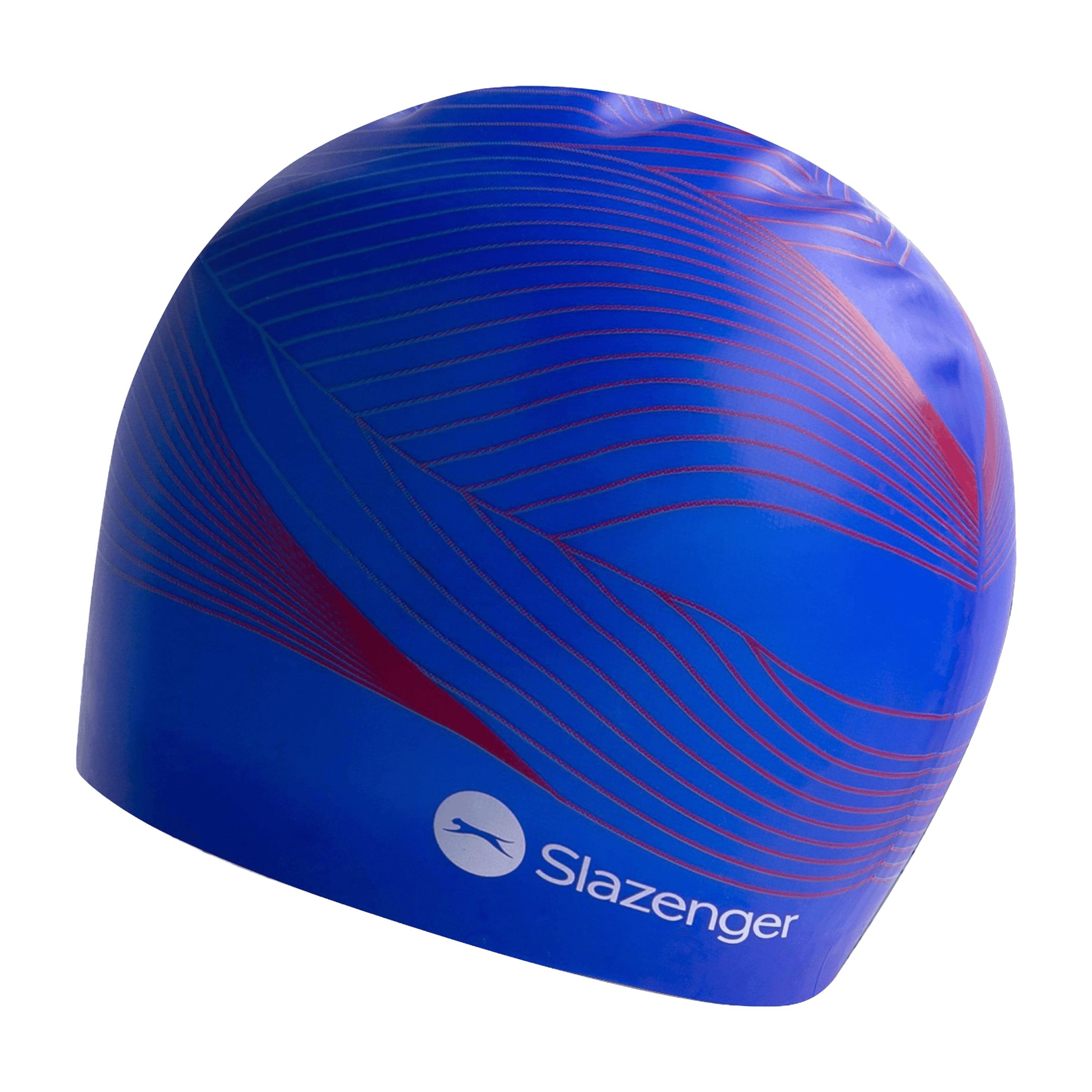 Slazenger Print Silicone Swimming Cap