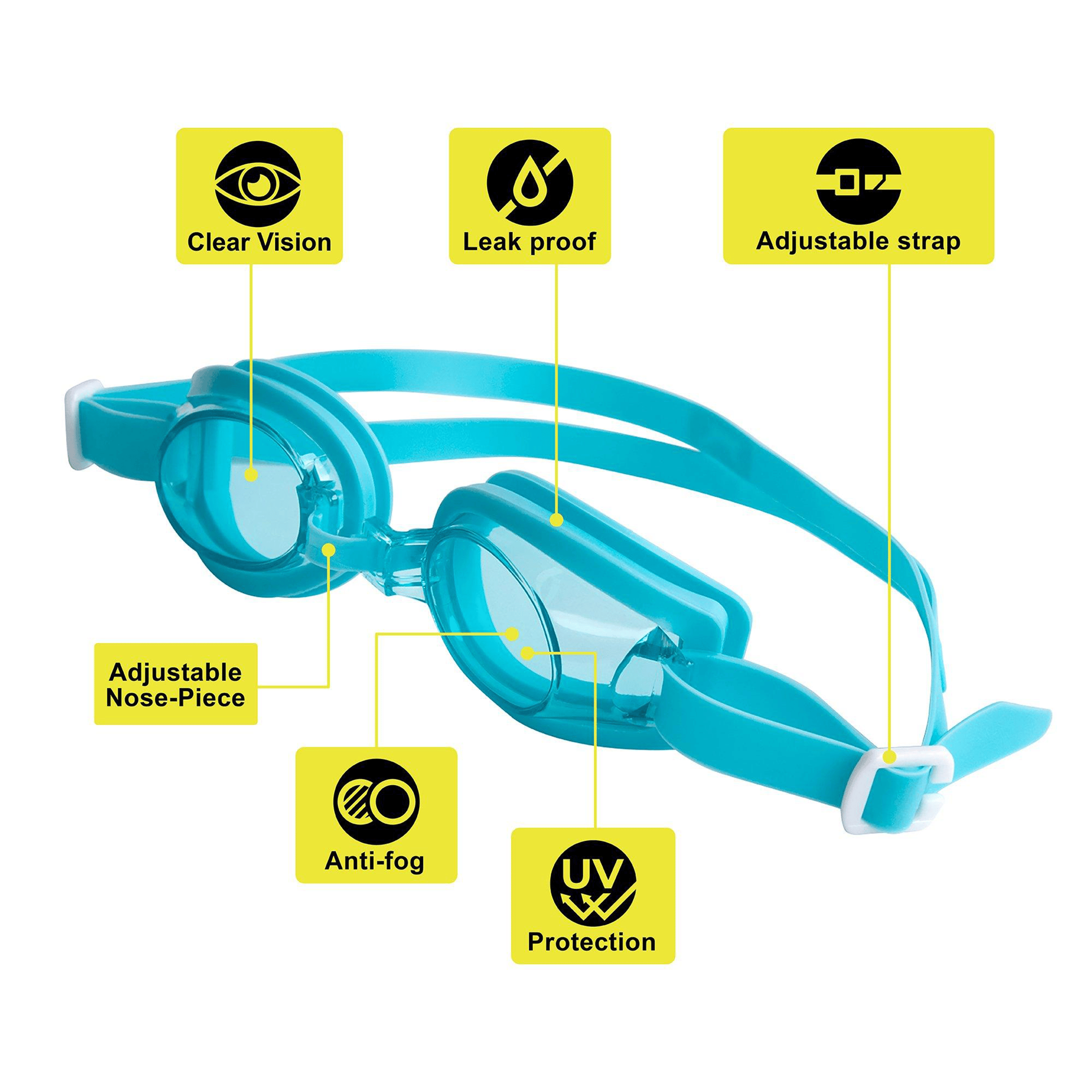 Slazenger Wave Swimming Goggles