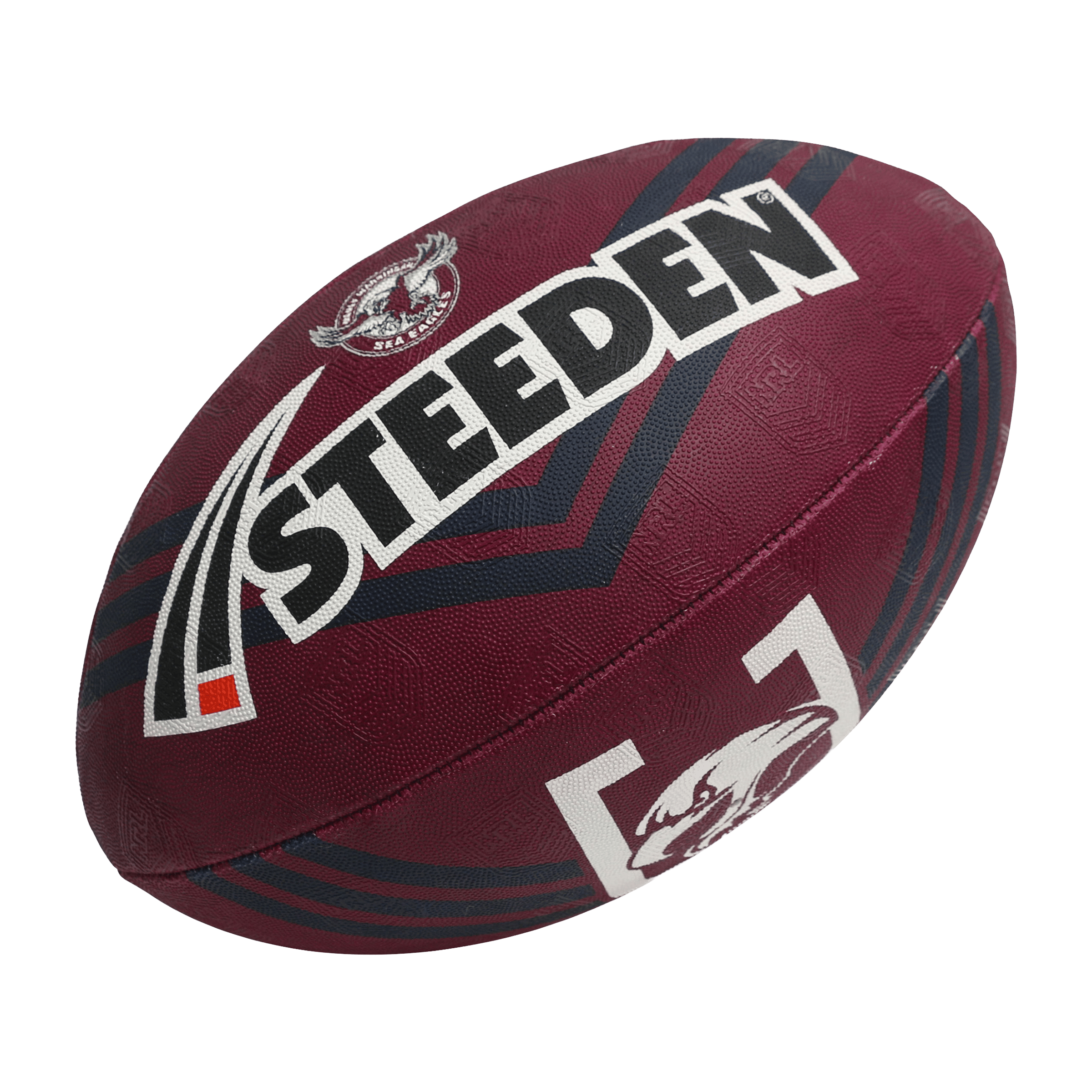 Steeden NRL 2024 Manly Warringah Sea Eagles Supporter Ball (Size 5)