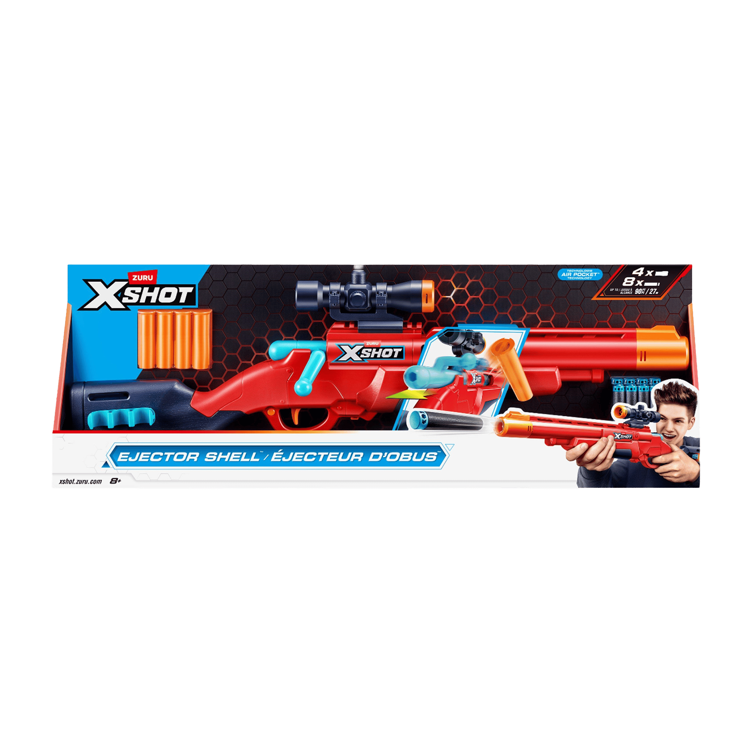 Zuru Zuru Xshot Excel Bolt Action Rifle with 8 Darts